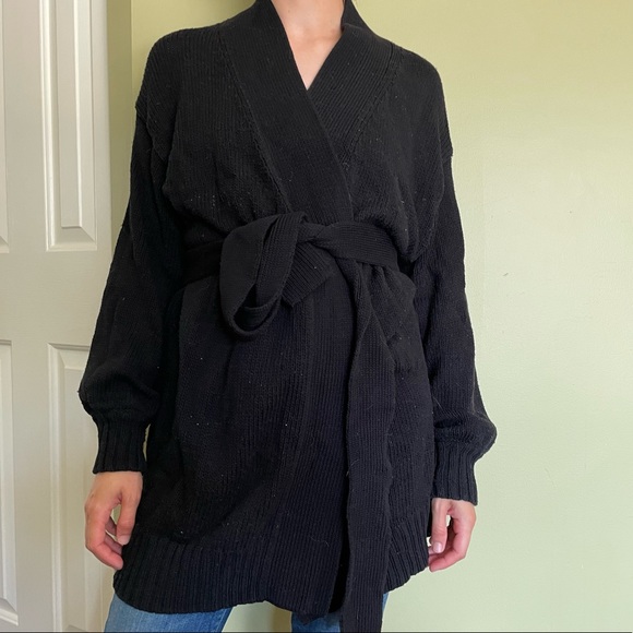 Aritzia Wilfred Free Cotton Wrap Sweater - size XS - Picture 1 of 2